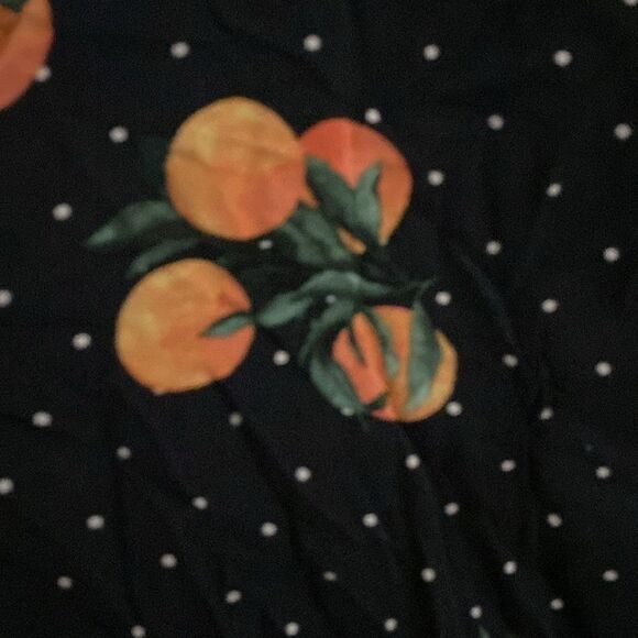 Torrid-Sophie Challis Double Layer Swing Cami- Black and orange - Size large - Picture 3 of 7